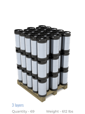 1/6 BBL ECO Keg, 69 Items